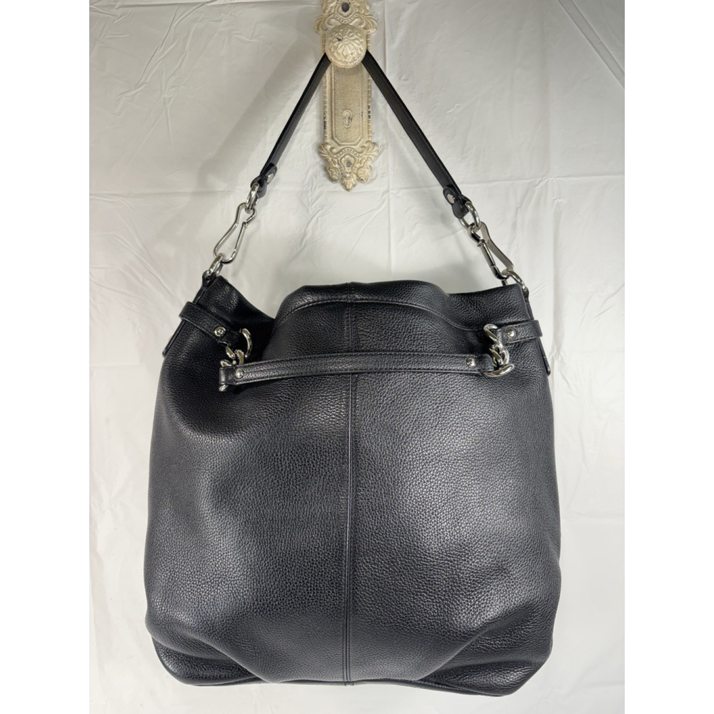 Coach Black Leather Shoulder Bag